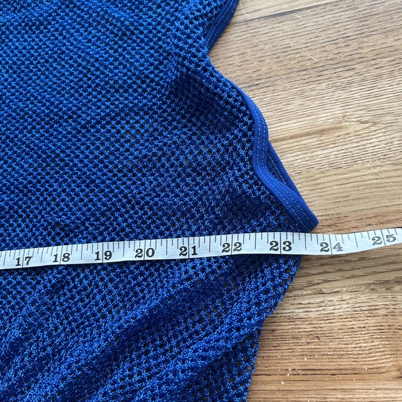 Vintage Jersey Crop Top 80s 90s Pinny - Picture 6 of 10